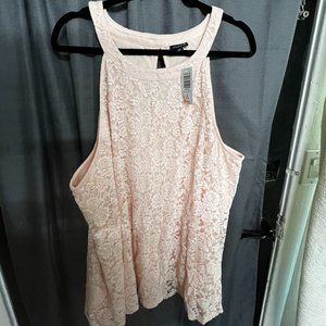 TORRID PINK Baby doll Top